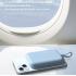 WIWU Wi-P024 10000mAh Magnetic Wireless Charging Power Bank PD 20W Fast Charging Battery Pack with Built-in Cable - Pink